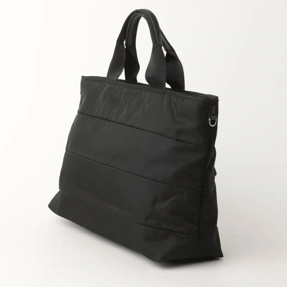 PRADA Tessuto Nylon w Calfskin Handles 2 Way Tote Bag - Picture 9 of 15